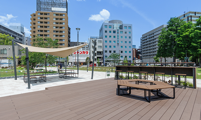 阪神尼崎駅前 中央公園